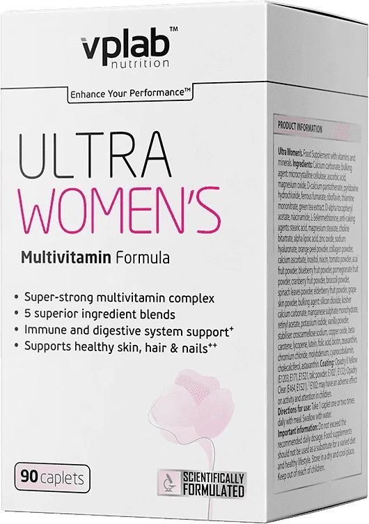

Витамины, минералы Vplab Ultra Women's Multivitamin Formula (90 каплет)