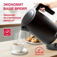 Электрический чайник Oursson KE1722W/BL