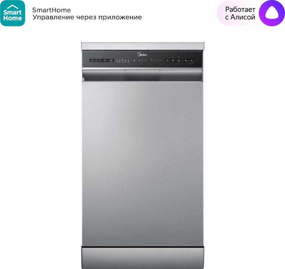 

Отдельностоящая посудомоечная машина Midea MFD45S160Si