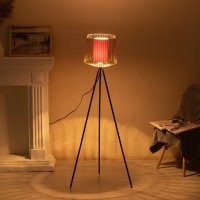 Торшер BayerLux 10613758 (черный/пыльная роза)