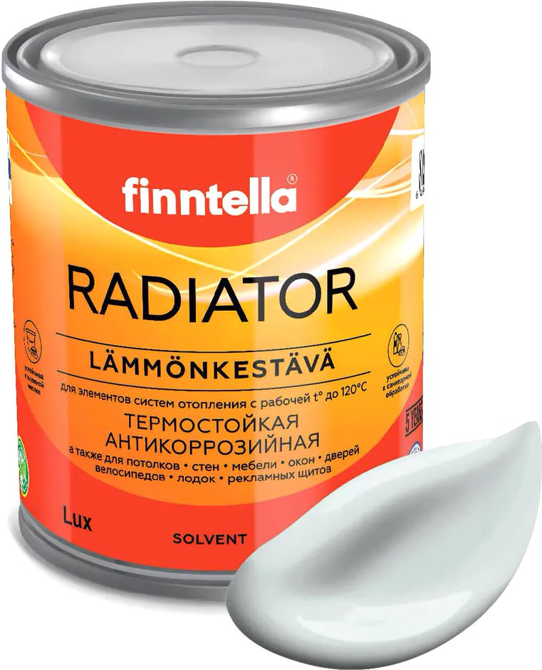 

Краска Finntella Radiator Islanti F-19-1-1-FL066 0.9 л (серо-голубой)