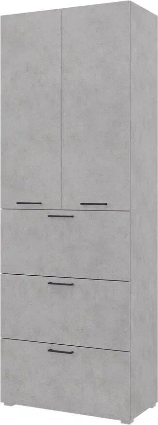 

Шкаф распашной Горизонт Бонн 760 3 ящика (бетон)