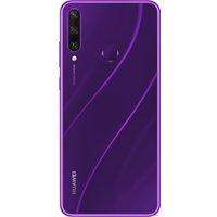 Телефон Huawei Y6p MED-LX9N 3GB/64GB (мерцающий фиолетовый)