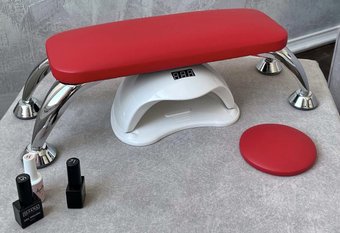 Подставка для маникюра ОМурМебель Хром №4 013 (красный)