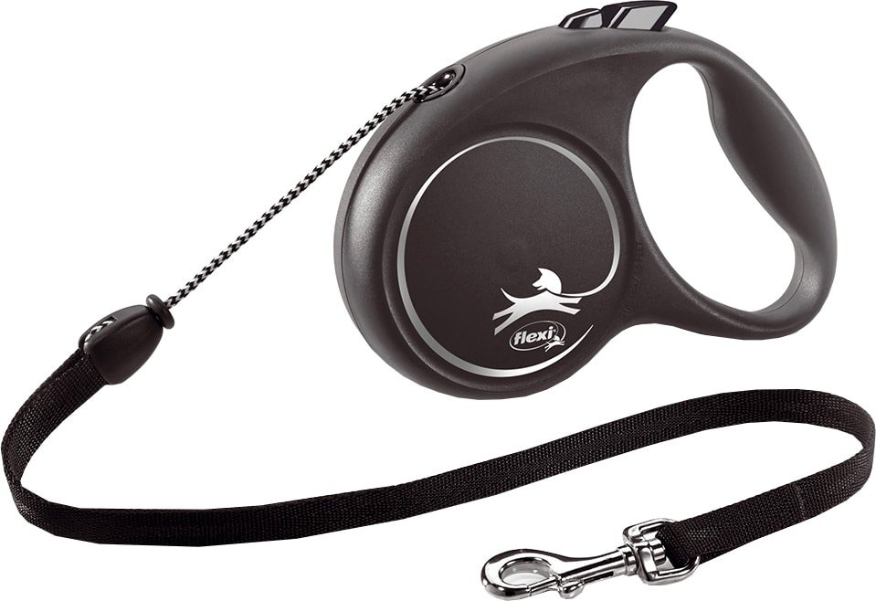 

Поводок-рулетка Flexi Black Design M Cord 5 m (черный)