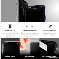 Защитное стекло Spigen Glas.TR Slim для iPhone 11 Pro/XS/X 063GL24514