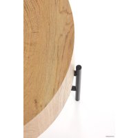 Журнальный столик Halmar Brooklyn-s 45x45 (натуральный/черный)