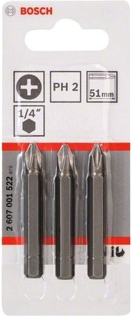 

Набор бит Bosch 2607001522 (3 предмета)