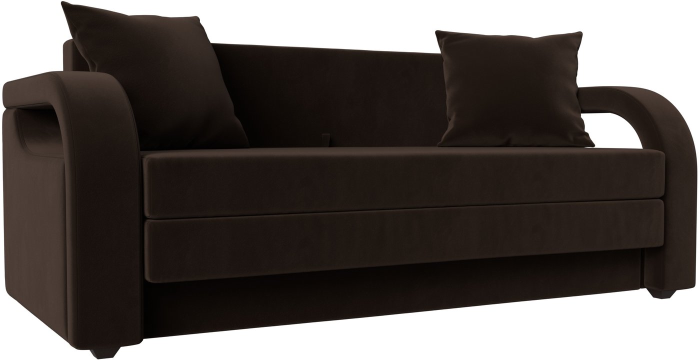 

Диван Лига диванов Лига-014 117431 (микровельвет, коричневый)