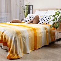 Плед Casa Conforte Kamelia 200x220 6155411 (желтый)