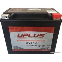 Мотоциклетный аккумулятор Uplus MX20-3 (18 А·ч)