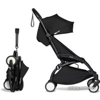 Универсальная коляска Babyzen Yoyo2 (2 в 1, каркасная люлька, черная рама, черный)