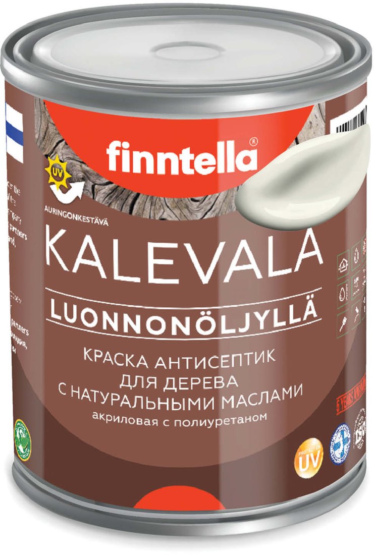 

Краска Finntella Kalevala Antiikki F-13-1-1-FL124 0.9 л (белый)