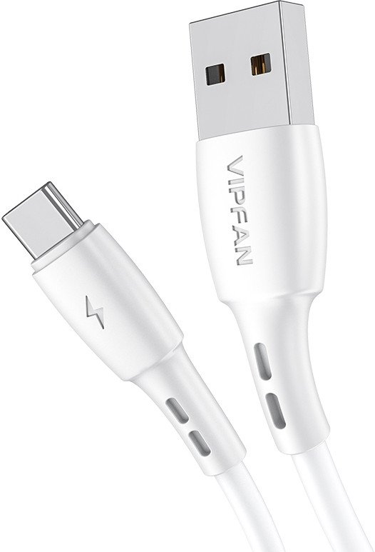 

Кабель Vipfan X05 USB Type-A - USB Type-C (3 м, белый)