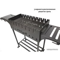 Мангал для дачи Progrill Техас на колесах (4 мм)