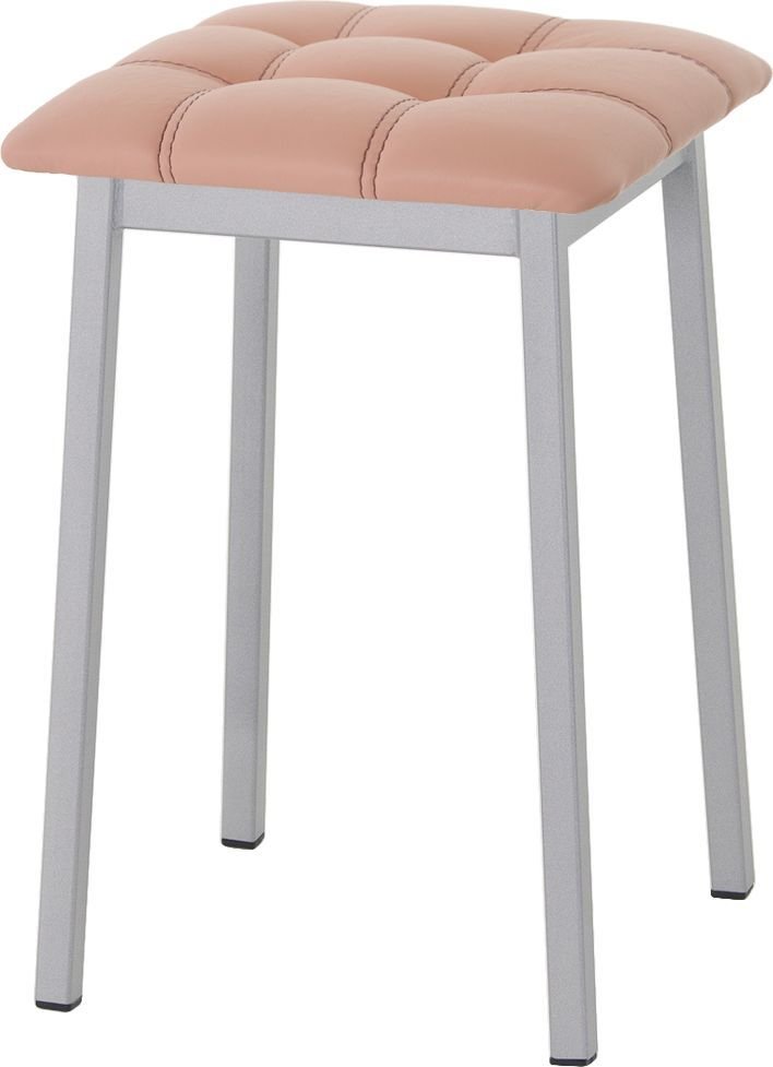 

Табурет AMC Comfort 7К5.7 (кожзам, коралл/серебристый)