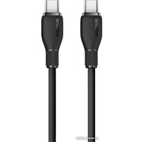 Кабель Baseus Pudding Series Fast Charging Cable 100W USB Type-C - USB Type-C (1.2 м, черный)