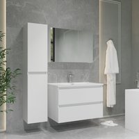  Lauter Тумба под умывальник Mia 80 (белый глянец) в Барановичах