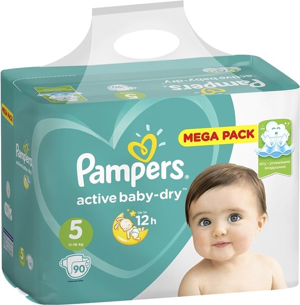 

Подгузники Pampers Active Baby-Dry 5 Junior (90 шт)