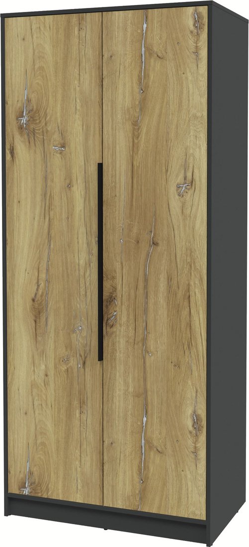 

Шкаф распашной Интерлиния Концепт КТ-Ш2 (дуб нокс/антрацит)