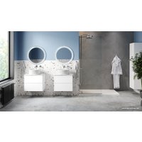  Belux Зеркало Джаз В 65 (1, белый глянцевый)