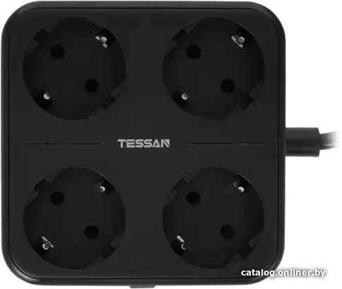 Сетевой фильтр Tessan TS-302 (черный)