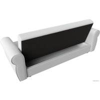 Диван Лига диванов Лига-019 118382 (экокожа, белый/подушки белый)