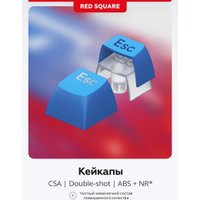 Клавиатура Red Square Alumix TKL Classic Pakuru (белый, g3ms Aquamarine)