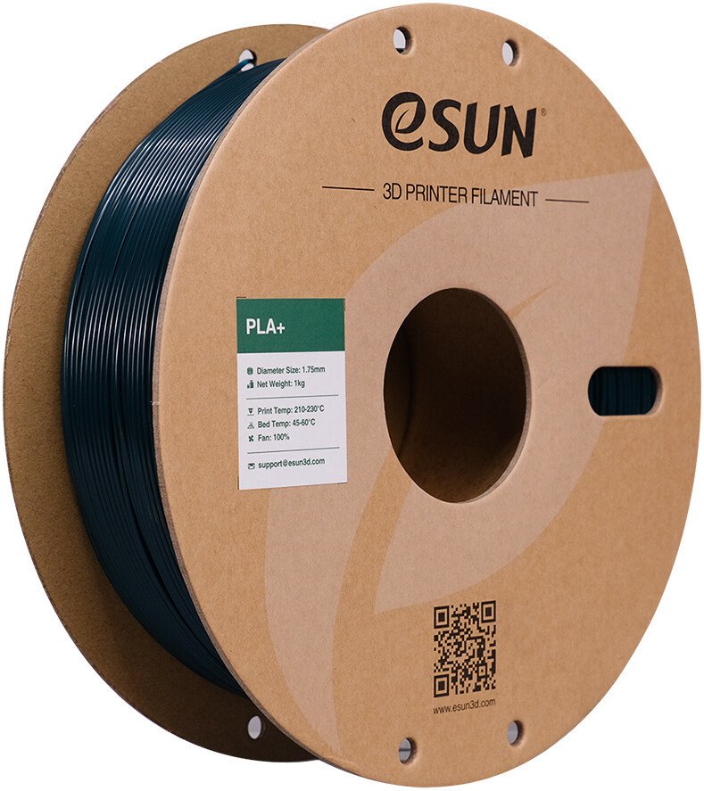 Филамент eSUN PLA+ PLA+175G5B1 (1.75 мм, 5 кг, зеленый)