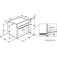 Электрический духовой шкаф Indesit IFW 65Y0 J IX