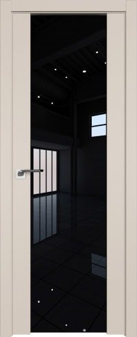 Межкомнатная дверь ProfilDoors 8U L 90x200 (санд/триплекс черный)