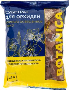 

Субстрат Botanica Субстрат для орхидей Хорошо освещенное окно (1.5 л)