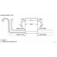 Отдельностоящая посудомоечная машина Bosch Serie 4 SMS43D08ME