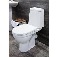 Унитаз напольный Sanita Марс WC.CC/Mars/2-DM.Rim/WHT.G/S1 (с сиденьем) в Витебске