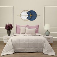 Набор текстиля для спальни Sofi De MarkO Доминико 240х260 Пок-Дом-240х260cл (серый/лиловый)