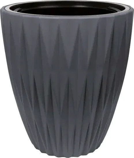 Кашпо Form-Plastic Caro FP-5780-014 (антрацитовый)
