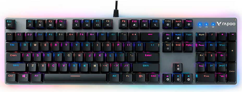 Клавиатура Rapoo V520 (серый/черный)