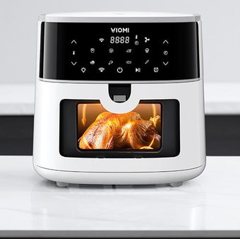 Аэрогриль (аэрофритюрница) Viomi Smart Air Fryer 6L (белый)