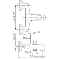 Смеситель Ferro Smile BSM11