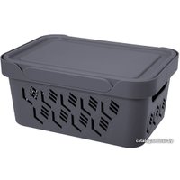 Ящик для хранения Econova Deluxe 4.6 л 433205511 (серый)