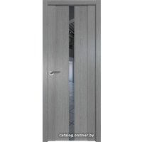 Межкомнатная дверь ProfilDoors 2.04XN L 60x200 (грувд серый, зеркало)