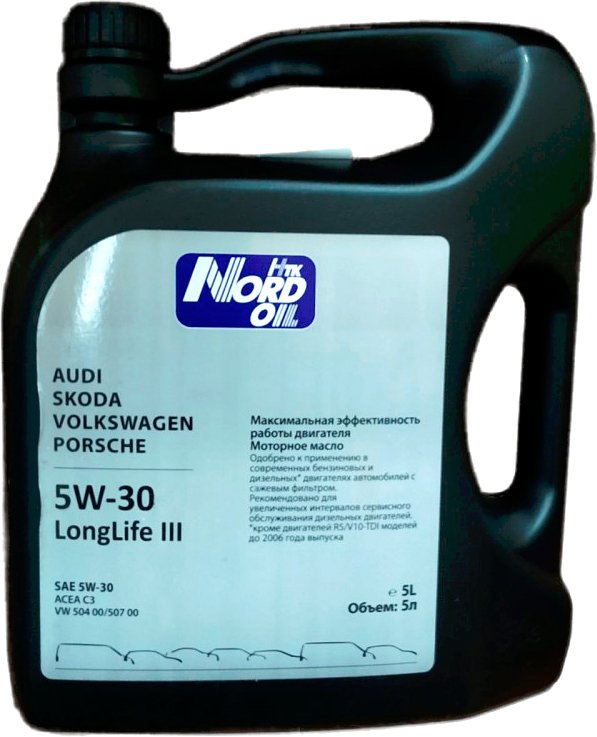 

Моторное масло Nord Oil Specific Line 5W-30 Audi Skoda VW 5л