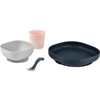 Набор детской посуды Beaba Coffret Repas Silicone Eucalyptus 913507