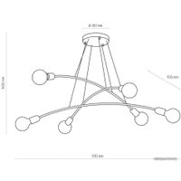 Подвесная люстра TK Lighting Helix 2726