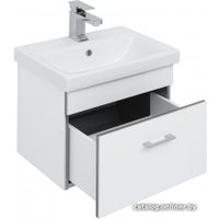 Aquanet Тумба Верона 50 00254066 с умывальником Moduo Slim (белый)