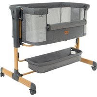 Приставная детская кроватка Pituso Flora OD-B12 (темно-серый)