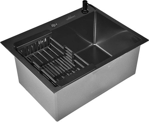 

Кухонная мойка Wisent WS35848B+GER013+WW405B+W302644B