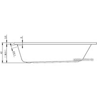 Ванна Riho Dola 170x75 BB31005 (с каркасом)