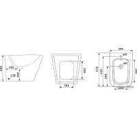 Биде Timo Soli TK-302