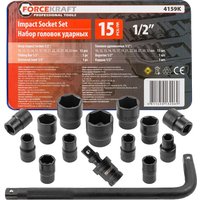 Набор головок слесарных ForceKraft FK-4159K(58404)